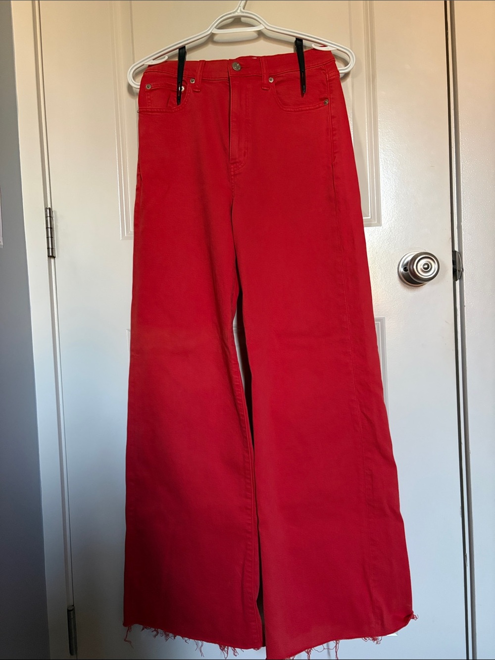Women’s Red Wide-Leg DAZE Jeans